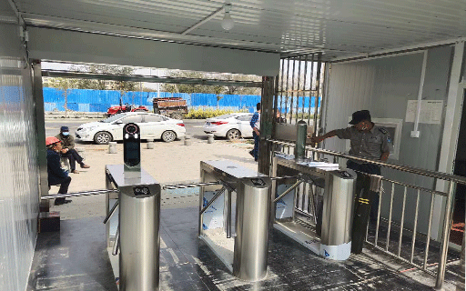工地實(shí)名制人臉識(shí)別三輥閘